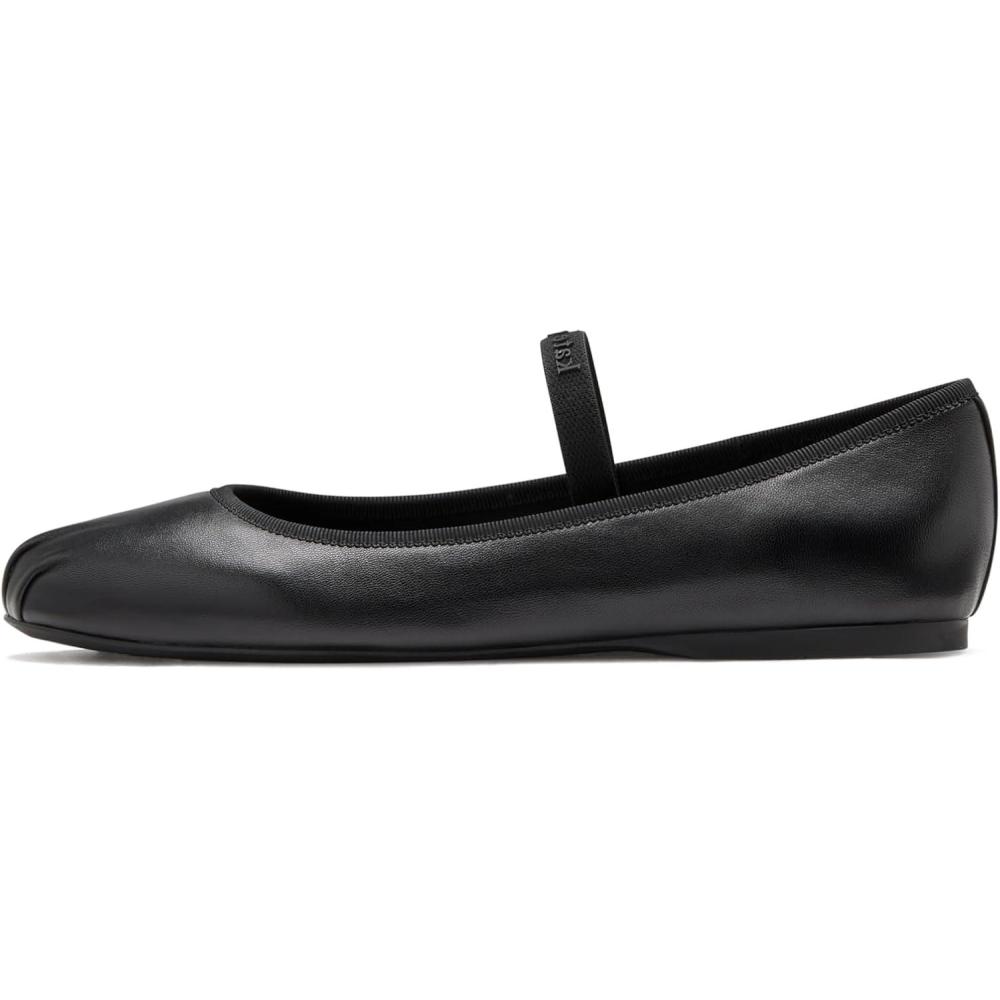 imageKate Spade New York Womens Riley Ballet FlatBlack Smooth Leather