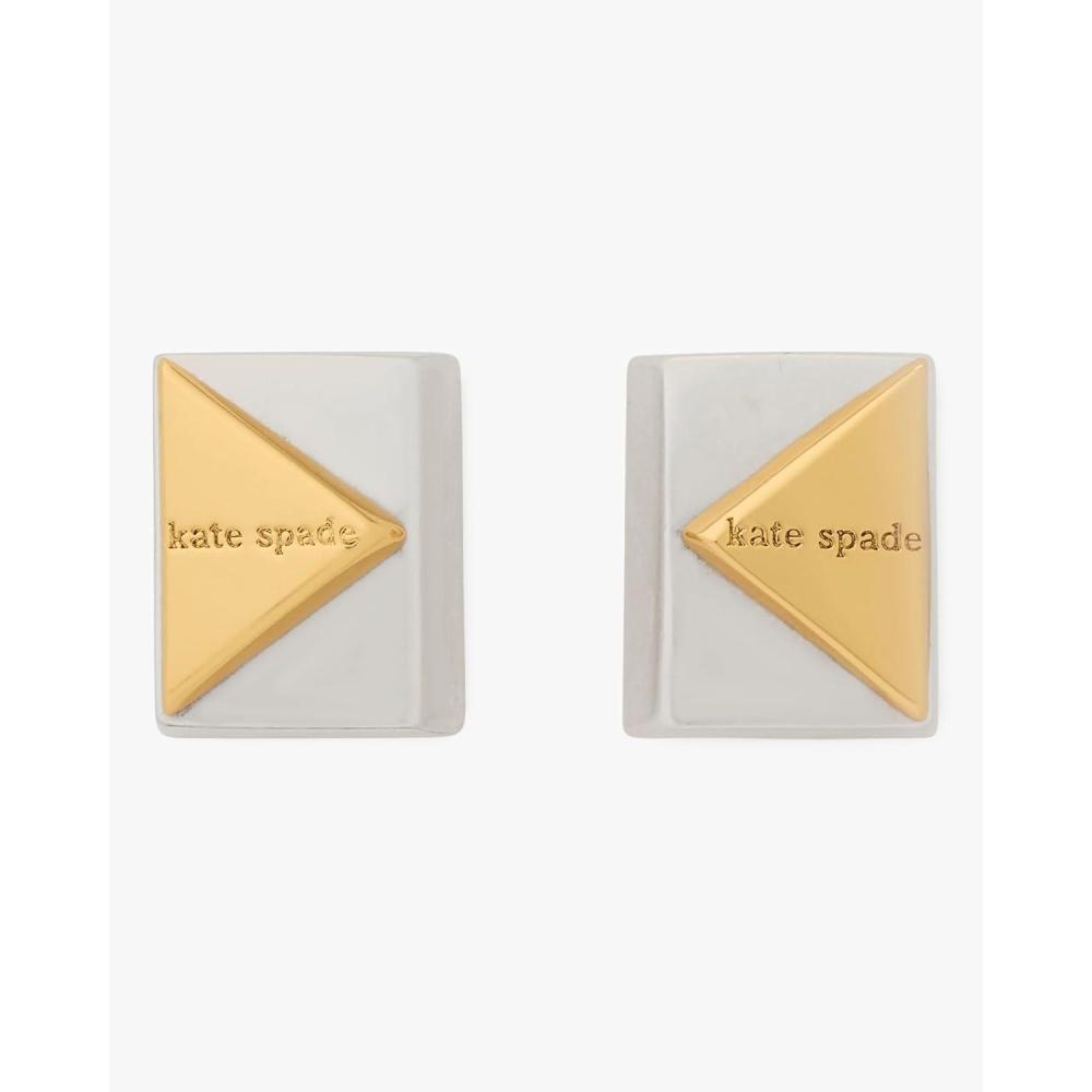 imagekate spade new york Deco StudsSilverGold