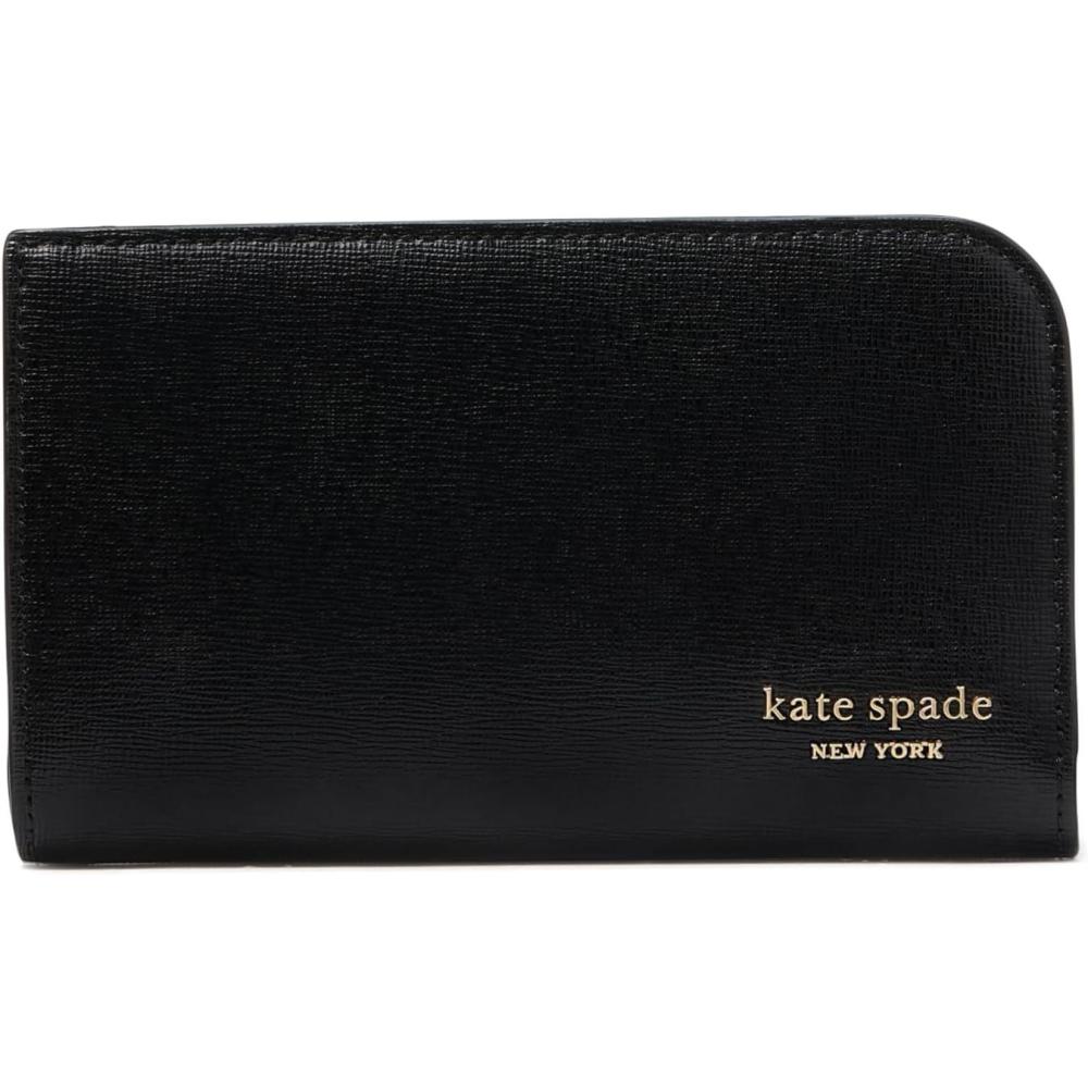 imagekate spade new york Devin Saffiano Leather Medium Bifold WalletBlack