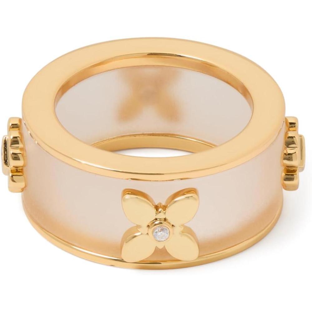imagekate spade new york Heritage Bloom RingClearGold