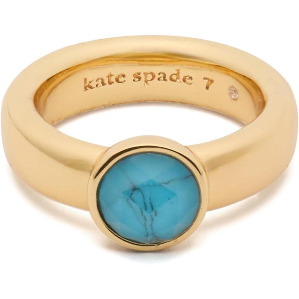 imagekate spade new york Keep Sparkling Round RingTurquoise
