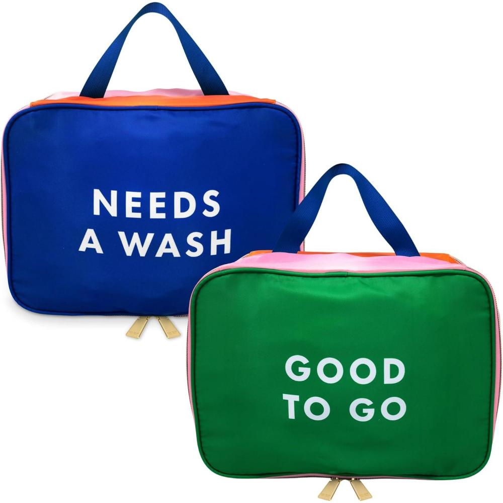 imagekate spade new york Laundry Bag to Organize Suitcase Two Sided Packing Cube for Clean and Dirty Clothes Good to Go