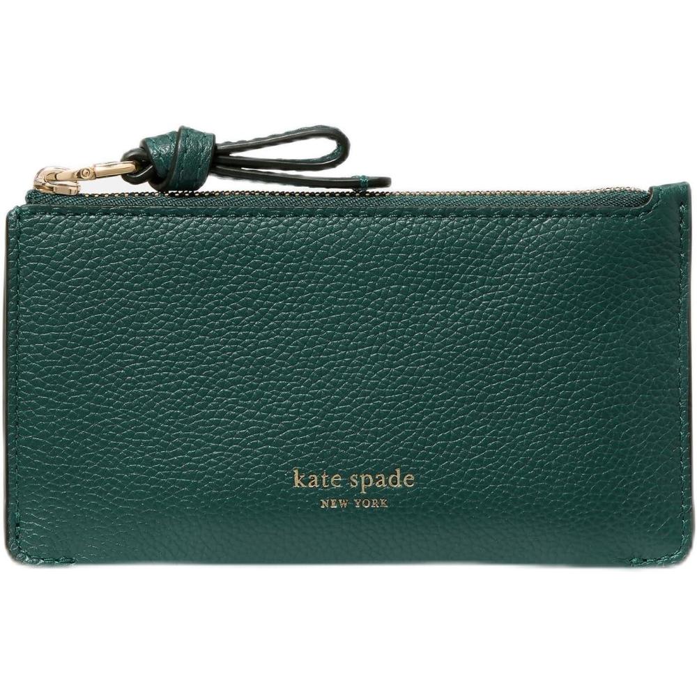 imagekate spade new york Loop Pebbled Leather Ew Zip Card CaseMidnight Pine