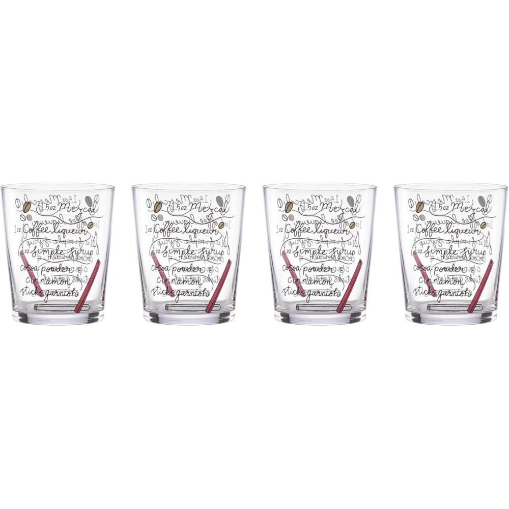 imagekate spade new york Make Merry Pitcher Christmas Festive Holiday ServewareDouble Old Fashioned Glasses
