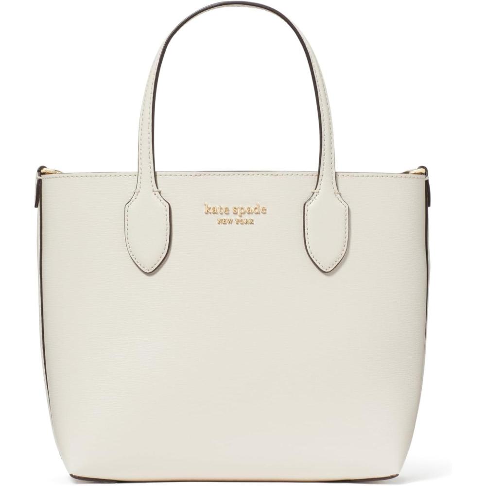 imagekate spade new york Medium Bleecker Saffiano Leather Crossbody Parchment