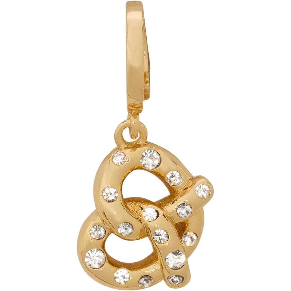 imagekate spade new york One in a Million Mini CharmClearGold Pretzel