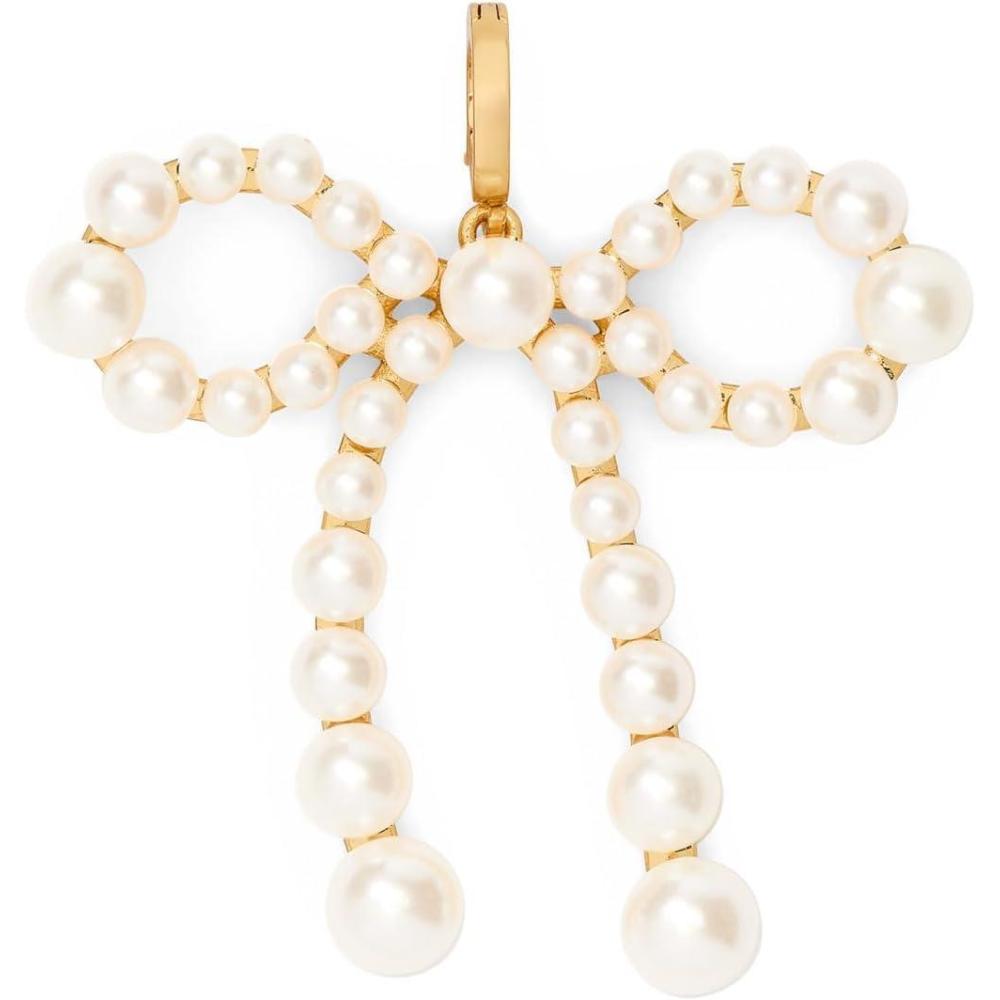 imagekate spade new york One in a Million Mini CharmWhite Gold Pearl Bow