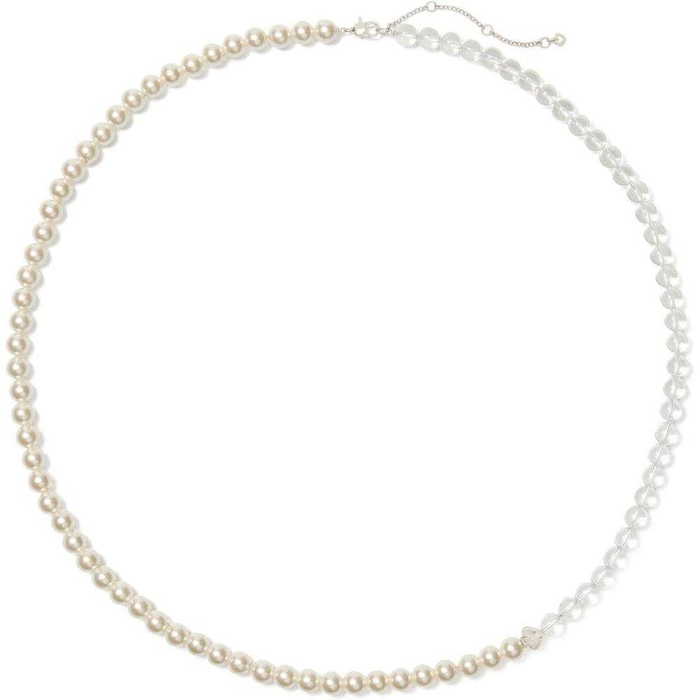 imagekate spade new york Pearlie NecklaceClearCreamSilver