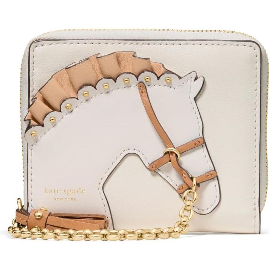 imagekate spade new york Saddle Up Fine Grain Leather Small Compact Wallet