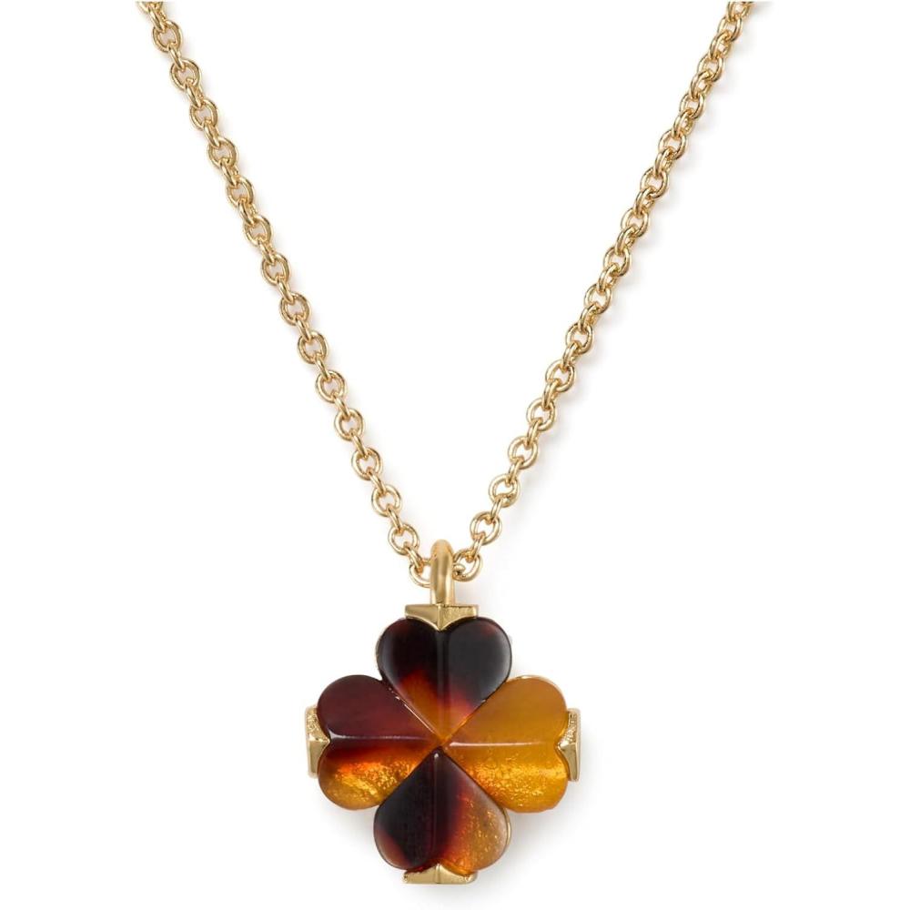 imagekate spade new york Spade Flower Mini PendantTortoise