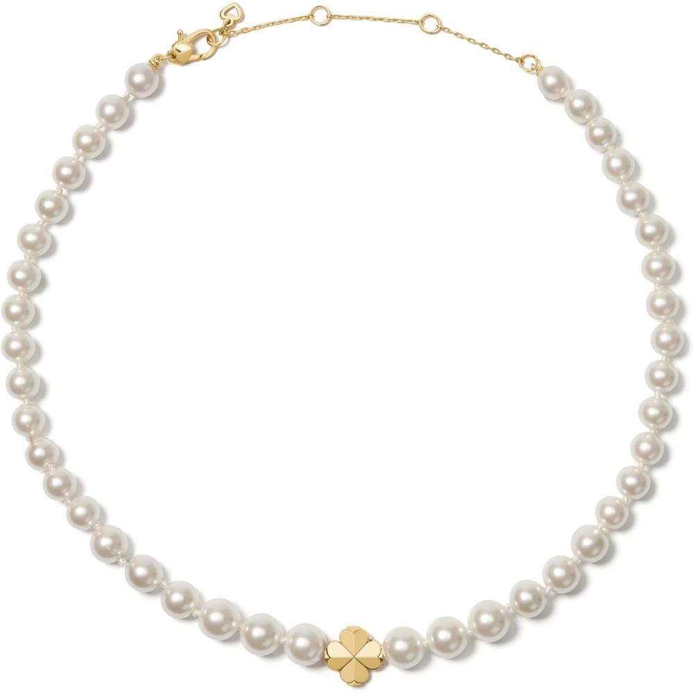 imagekate spade new york Spade Flower Pearl Short Necklace
