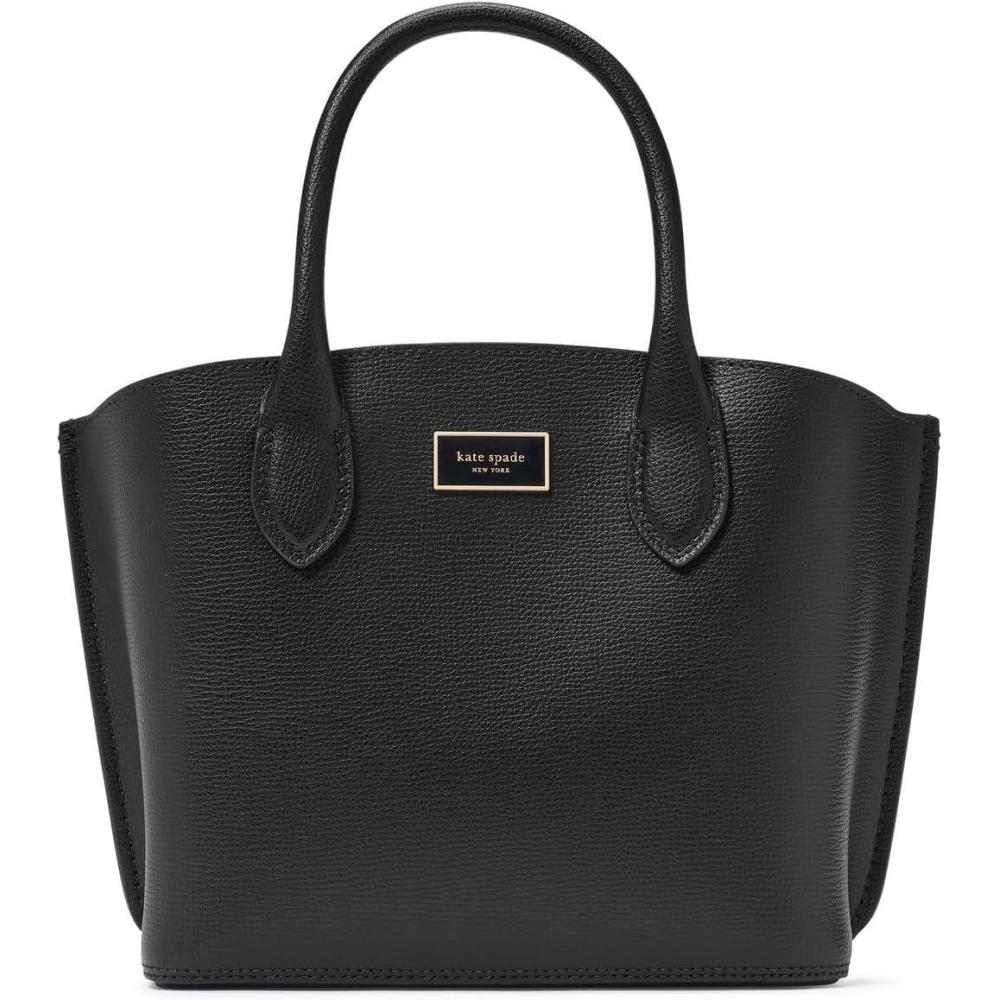 imagekate spade new york Suite Crossgrain Leather Crossbody Tote BagBlack