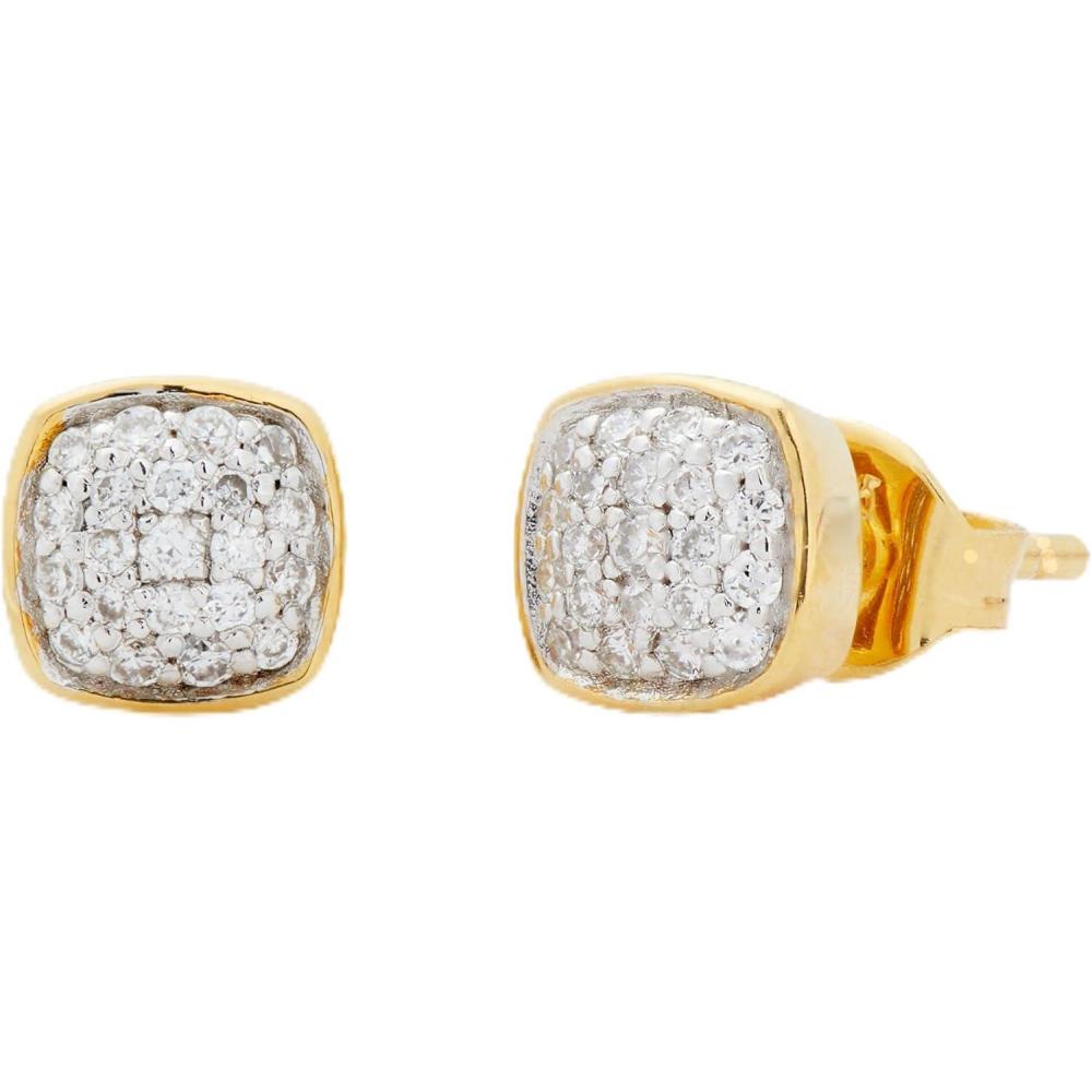 imagekate spade new york Time To Shine Gem StudsGold Pave Diamond