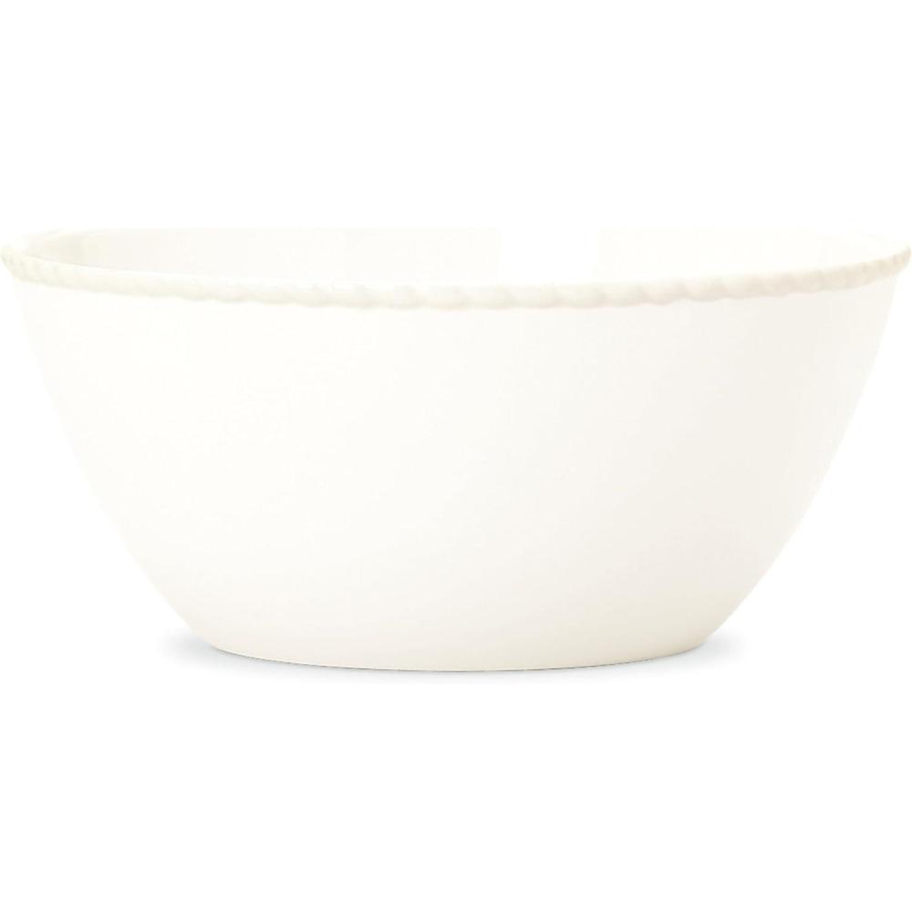 imagekate spade new york Wickford 14Piece Dinnerware Set 14 Count WhiteFruit Bowl