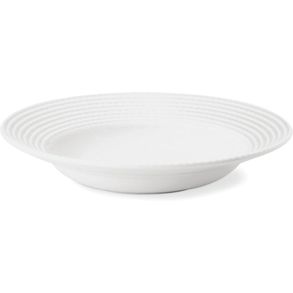 imagekate spade new york Wickford 14Piece Dinnerware Set 14 Count WhitePastaSoup Bowl