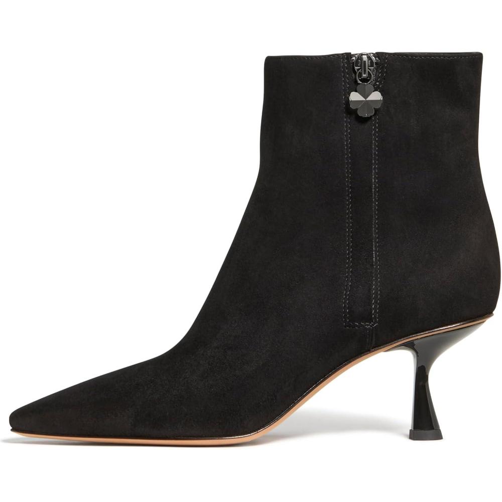 imagekate spade new york Womens Adele Downtown Leopard Haircalf BootieBlack