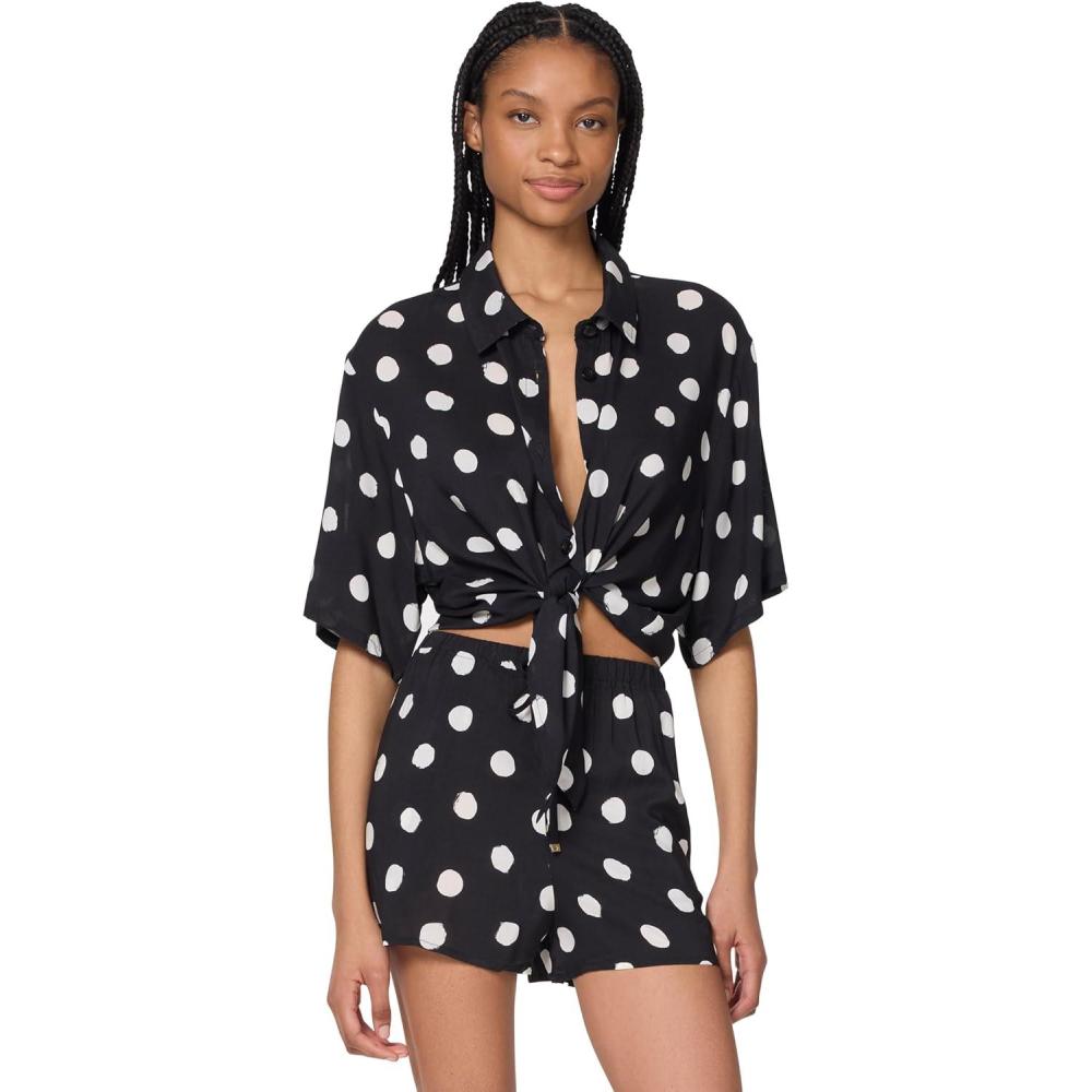 imagekate spade new york Womens Cover Up ShirtBlack