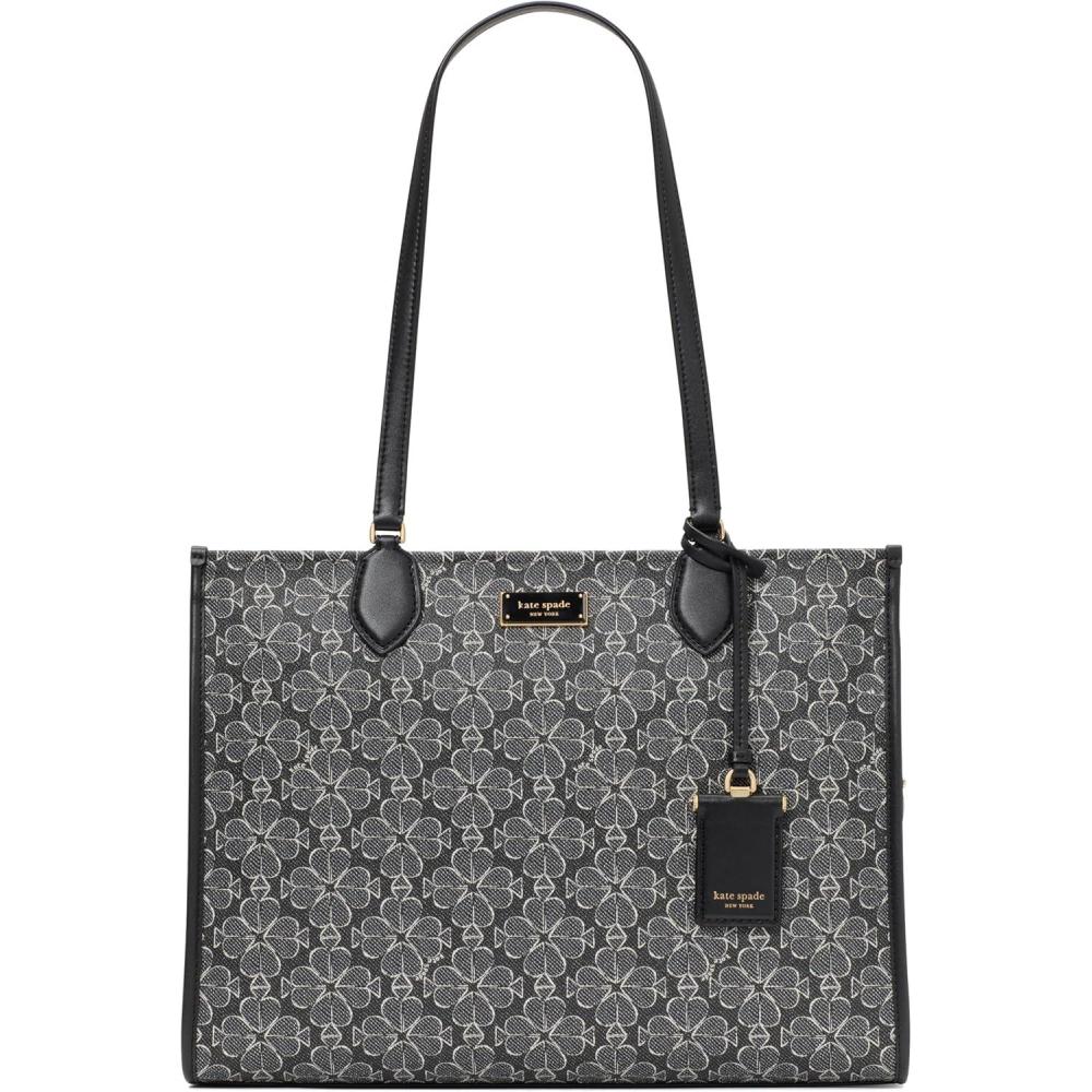 imagekate spade new york womens Coated Canvas Large Market ToteBlack Multi