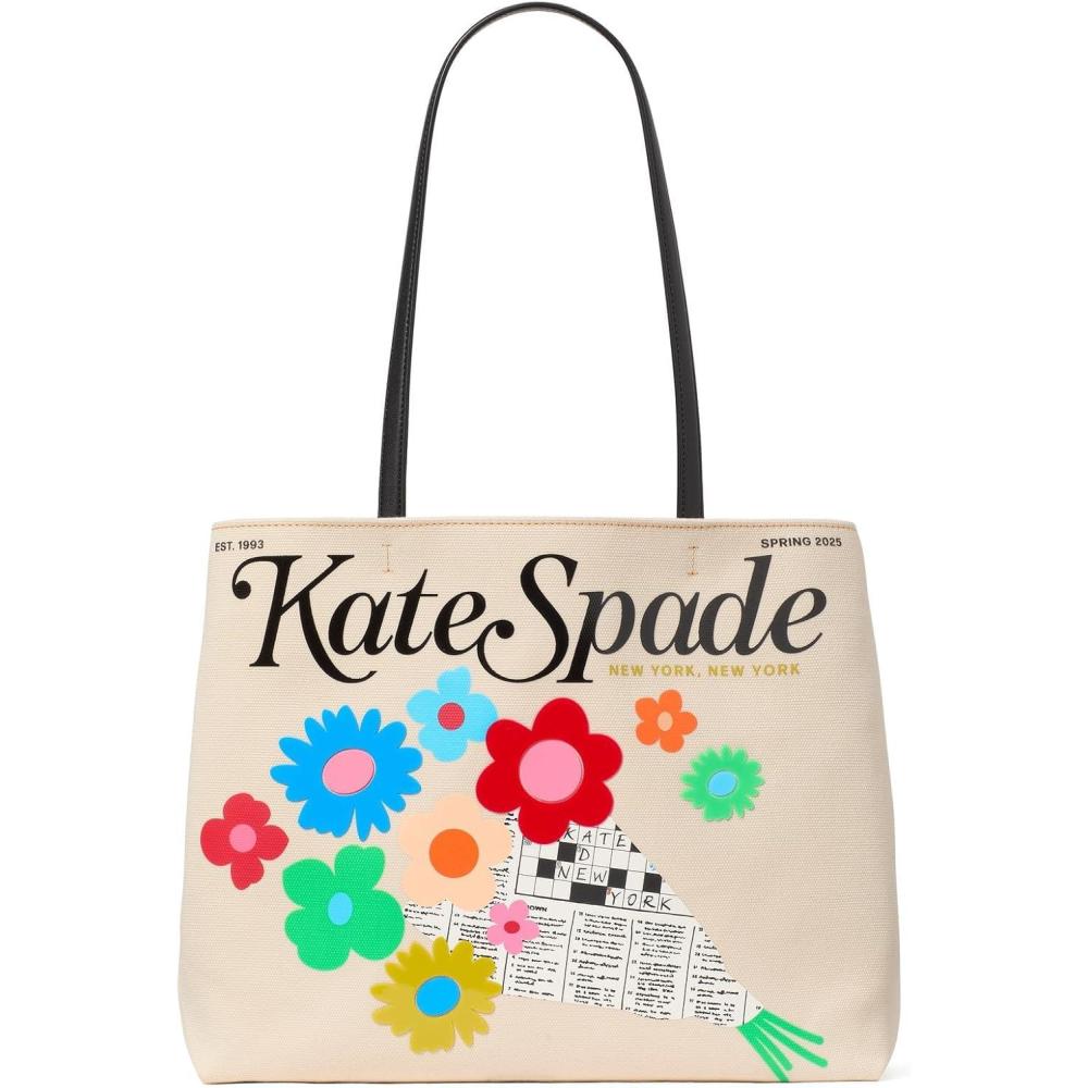 imagekate spade new york womens Fresh Picks Printed Canvas Large ToteMulti
