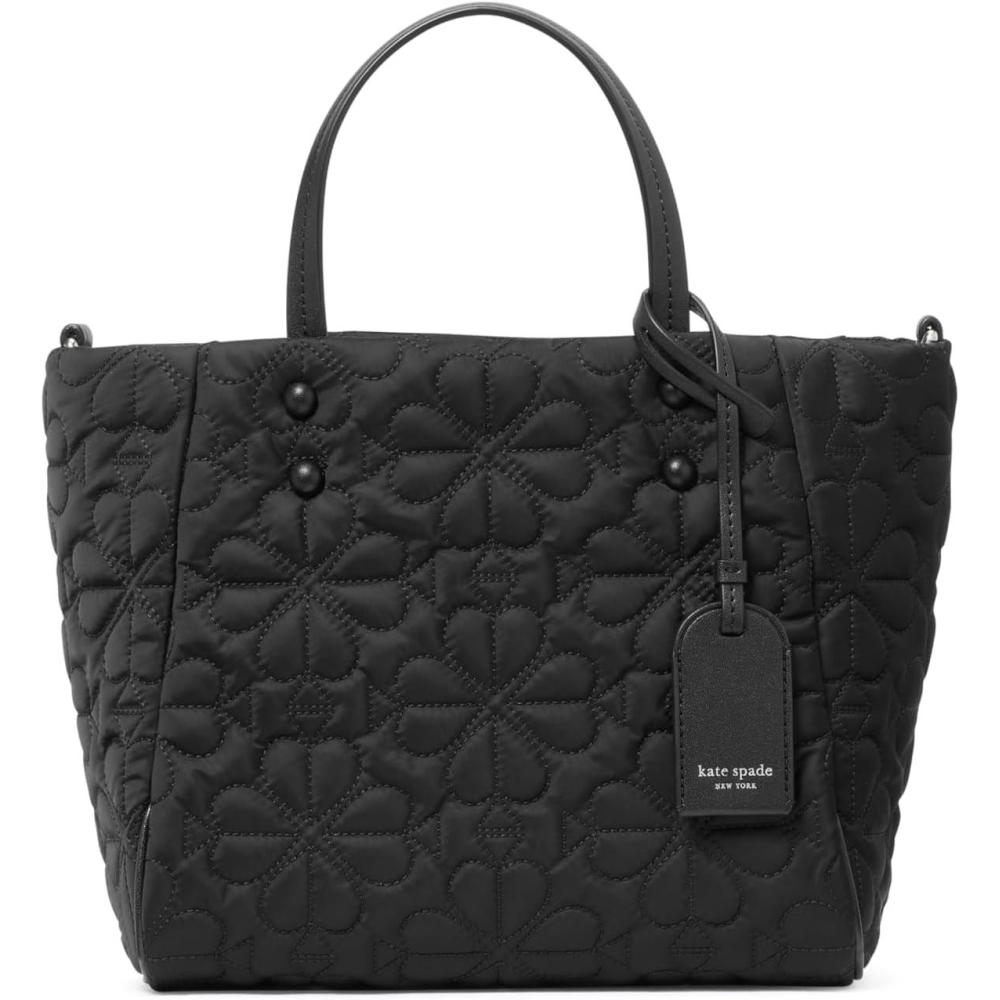 imagekate spade new york womens Tilly Quilted Fabric Small ToteBlack