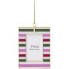 imageKate Spade New York Be Jolly Mini Frame Ornament Stripe Christmas Holiday Decorations