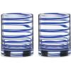imageKate Spade New York Charlotte Street 2Piece Dof Glass Set 185 LB Blue12 Ounces Pack of 12