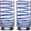 imageKate Spade New York Charlotte Street 2Piece Highball Glass Set 1 Count Pack of 1 BlueBlue
