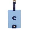 imageKate Spade New York Leatherette Luggage Tag with Secure Strap Colorful Suitcase Identifier for Travel Monogram Bag Tag ID EE