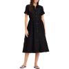 imageKate Spade New York Womens Belted Midi Shirt DressBlack