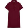 imageKate Spade New York Womens Crepe Polo Mini Shift Dress with Gold ButtonsRoasted Pomegranate