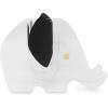 imagekate spade new york Acrylic Elephant Shaped Vase with Faux Leather Ears Decorative Mini Planter or Desk Pot Elephant