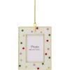 imagekate spade new york Be Jolly Mini Frame Ornament Dot Christmas Holiday Decorations