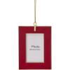 imagekate spade new york Be Jolly Mini Frame Ornament Red Christmas Holiday Decorations