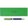imagekate spade new york Black Ink Ballpoint Pen with Reusable Gift Box Professional Office Pen for Women Accepts Standard Refills Colorblock