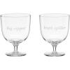 imagekate spade new york Bottoms Up ampamp Top Me Off Hiball Glasses Set of 2Wine Glasses  Big Sipper