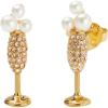 imagekate spade new york Cheers to That Studs Champagne ampamp Gold Color