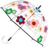 imagekate spade new york Clear Umbrella for Rain Large Bubble Umbrella for Adults with Floral Design Gingham Garden