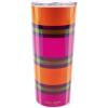 imagekate spade new york Cute Stainless Steel Mug 24 Ounce Travel Tumbler Double Wall Insulated Cup with Lid Picture Dot BlackWhiteGrand Plaid Duo