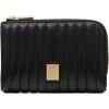 imagekate spade new york Deco Quilted Leather Compact Wallet Black