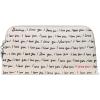 imagekate spade new york Devin I Love You Script Embossed Leather Pouch Cream Multi