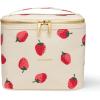 imagekate spade new york Insulated Lunch Tote Small Lunch Cooler Cute Lunch Bag for Women Thermal Bag with Double Zipper Close and Carrying Handle Strawberries
