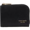 imagekate spade new york Womens Devin Saffiano Leather Zip Card Case Black