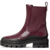 imagekate spade new york Womens London Crinkle Patent Leather Chelsea BootDark Merlot