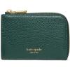 imagekate spade new york Womens Pebbled Leather Mini Zip Card CaseMidnight Pine