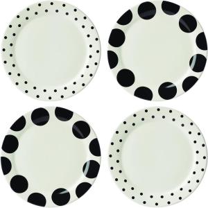 Kate Spade New York Dot 12-Piece Dinnerware Set, 19.84, White(Dinner Plates  Set of 4)