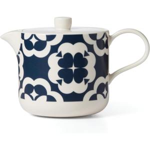 Kate Spade New York Elegant Geo Teapot, one size, Blue(Teapot)