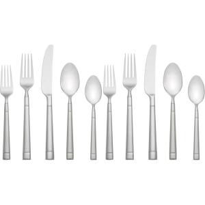 Kate Spade New York Fair Harbor Flatware Set, 18/10 Stainless Steel, 45-Piece(8.90 LB (Pack of 2))