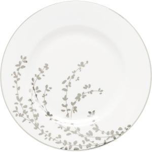 Kate Spade New York Gardner Street Platinum 5-Piece Place Setting, 4.25 LB, White(Salad Plate)