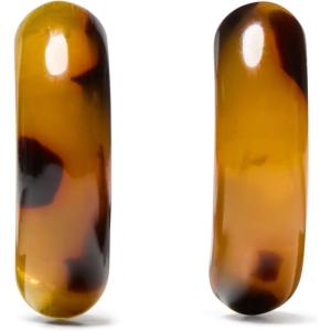 Kate Spade New York Interlock Huggies(Tortoise)