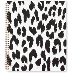 Kate Spade New York Large College Ruled Notebook, 11″ x 9.5″ Spiral Notebook with 160 Pages(Modern Leopard)